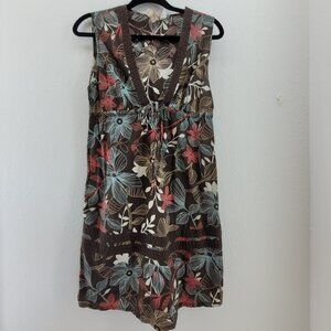 O'Neill Dress Women's Large 100% Cotton - Cotton Empire Waist w drawstring